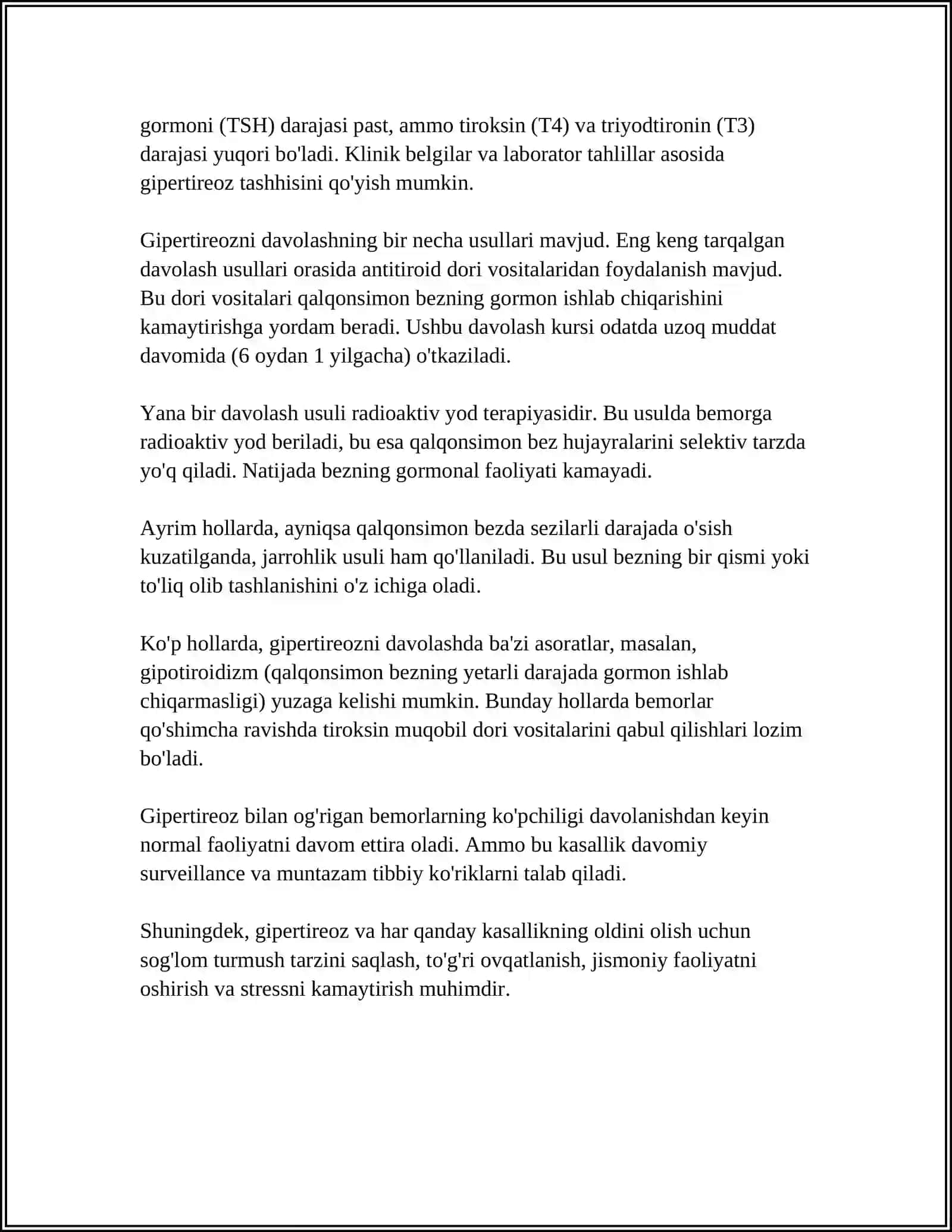 GORMONAL OʻZGARISHLAR NATIJASIDA KELIB CHIQADIGAN KASALLIKLAR 4