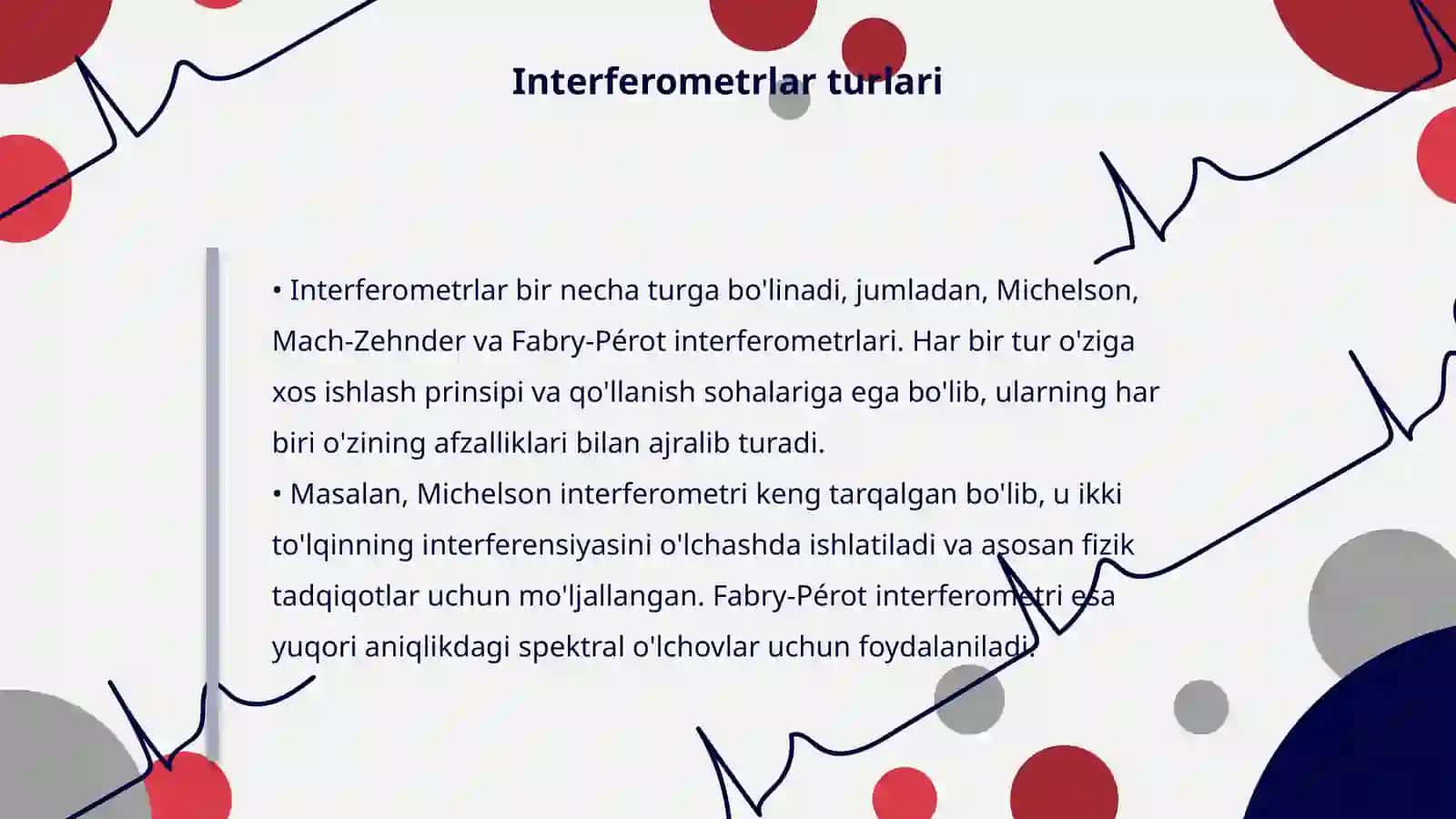 Interferometr va ularning tibbiyotda qo'llanishi 4