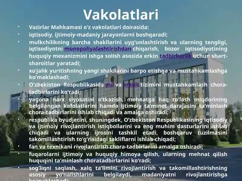 Oʻzbekiston RespublikasiVazirlarMahkamasi 4