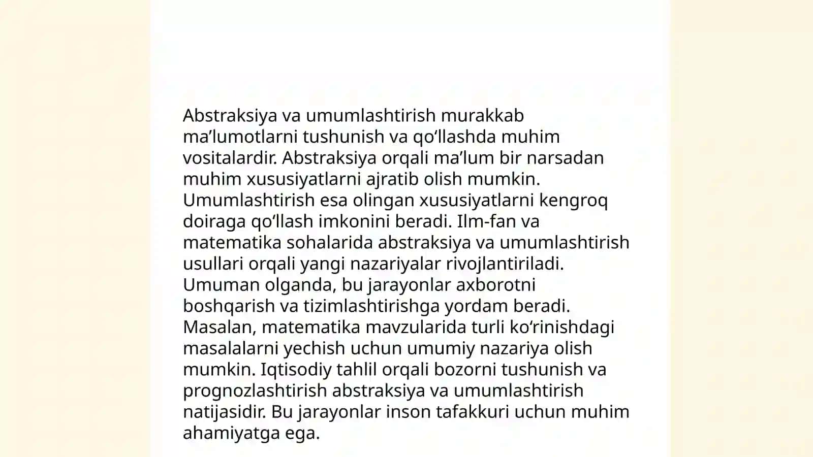 Abstraksiya tushunchasi 4