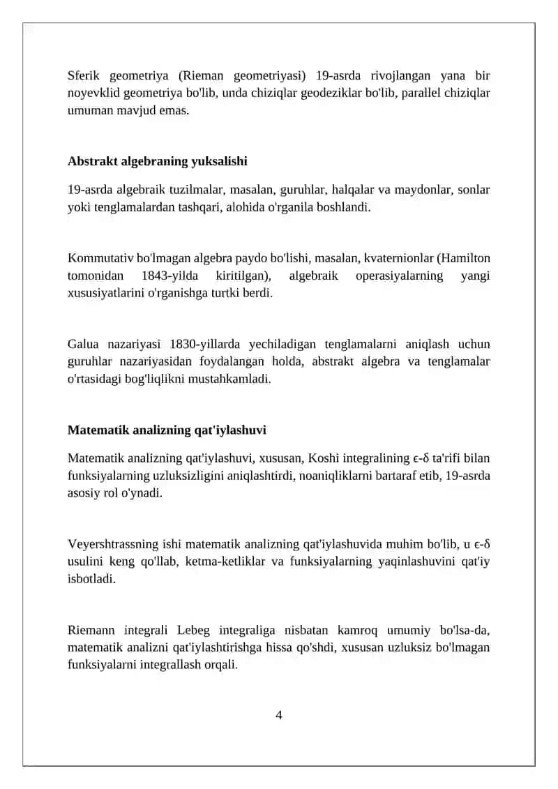 19-asrda matematik tarmoqlarning kengayishi 4