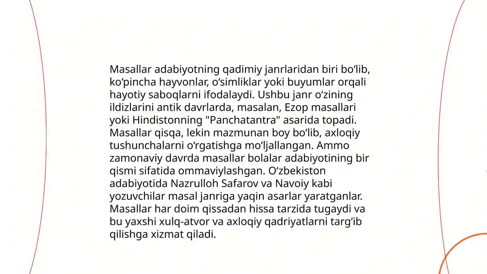 Bolalar folklori materiallari asosida mazkur folklor namunalarining o‘ziga xos belgilarini aniqlash 4