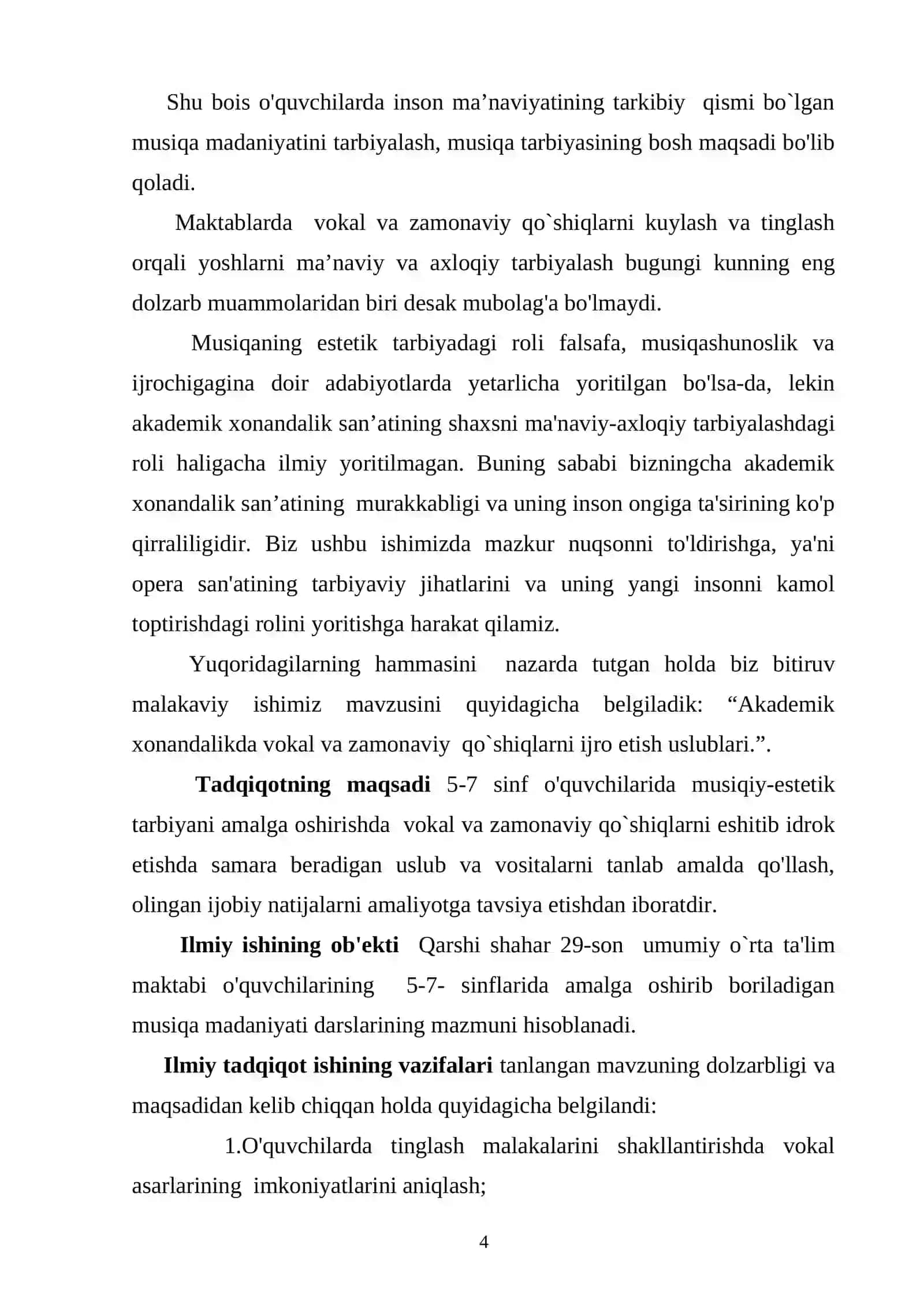 Akademik xonandalikda vokal va zamonaviy qo‘shiqlarni ijro etish uslublari 4
