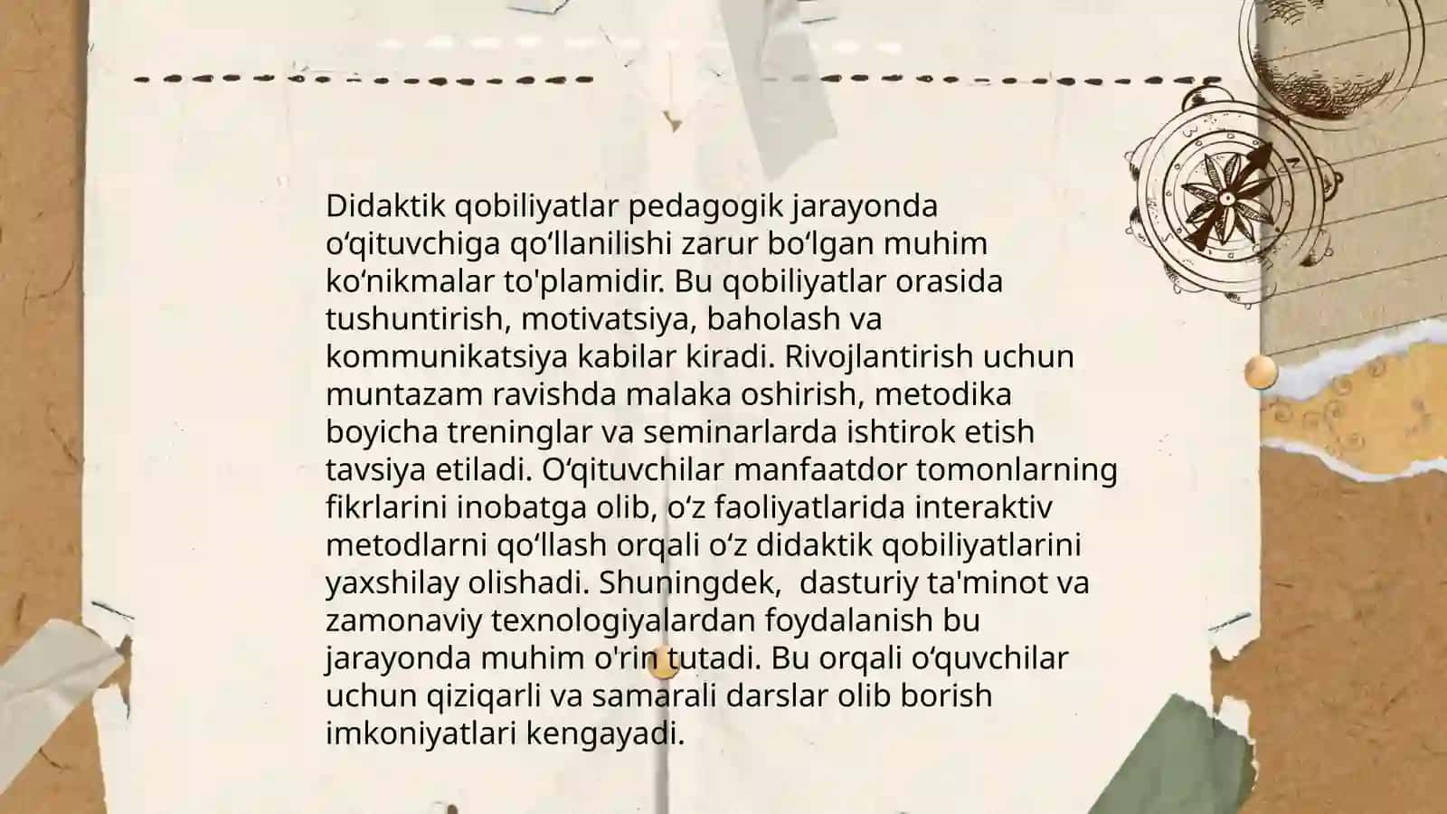 O‘qituvchining pedagogik mahorati hamda uni egallash yo‘llari 4