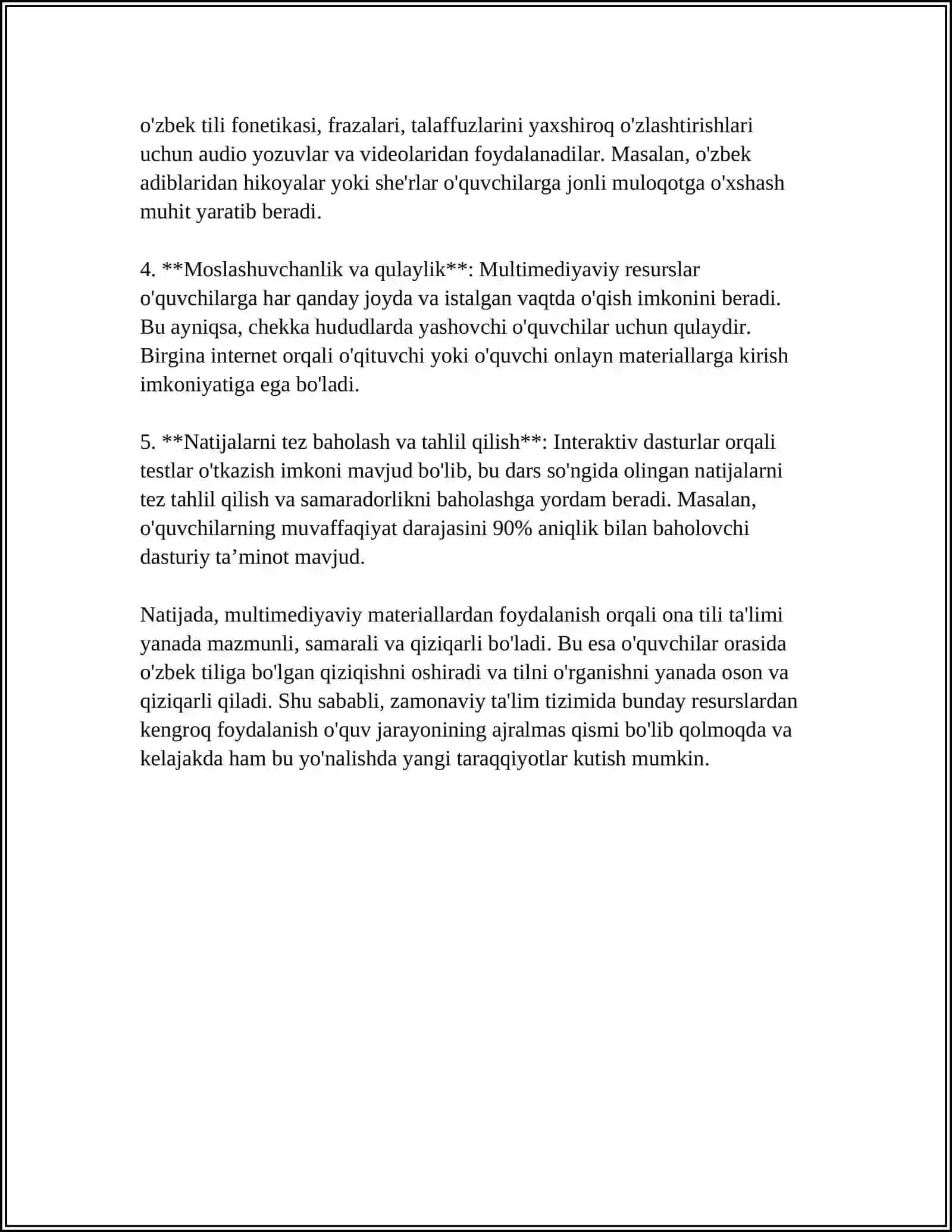 ONA TILI TA'LIMIDA QO'LLANILADIGAN INAVATSIYON VA AXBOROT KAMMUNIKATSIYA TEXNOLOGIYALARI 4
