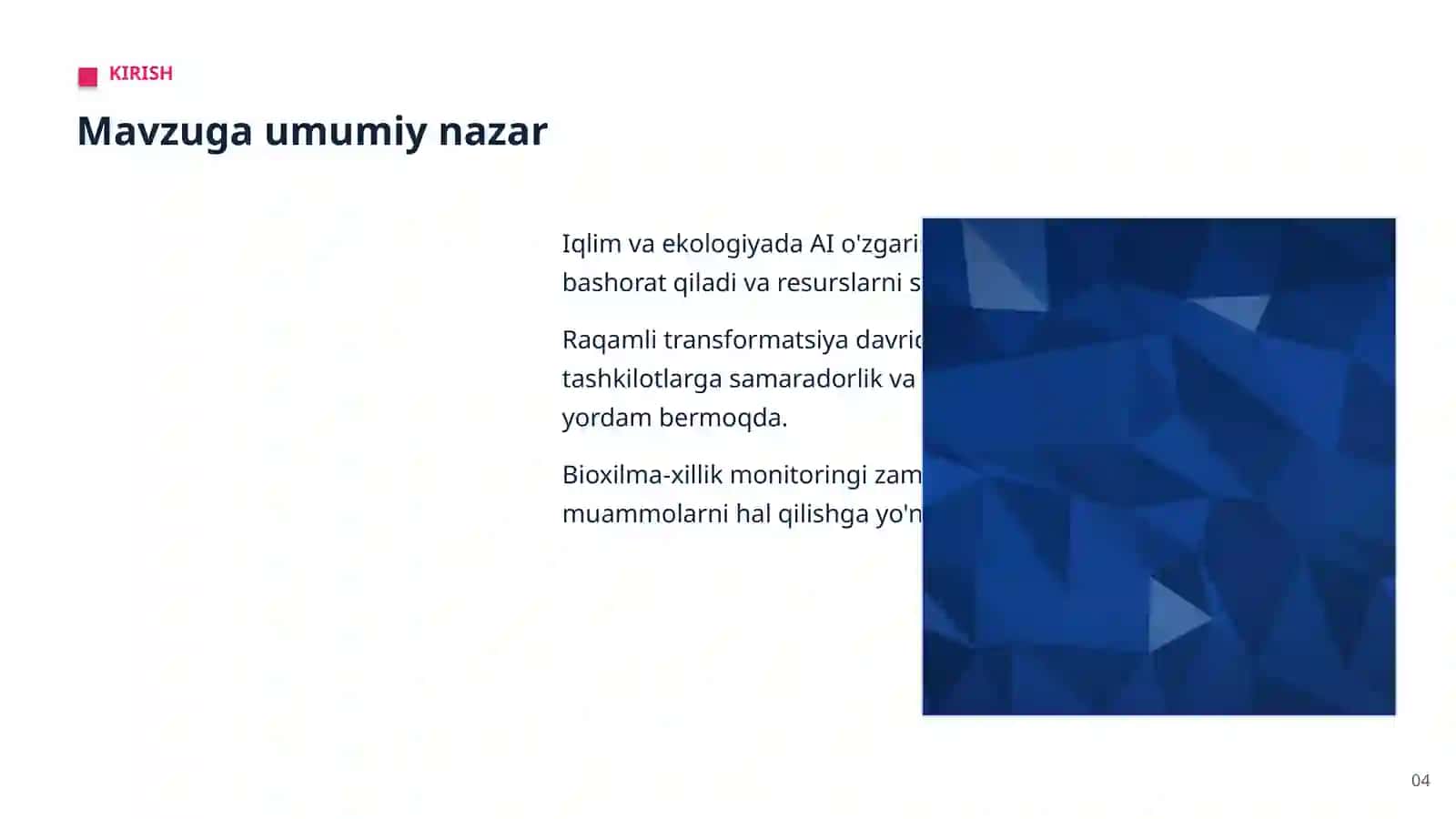 AI IQLIM VA EKOLOGIYADA 4