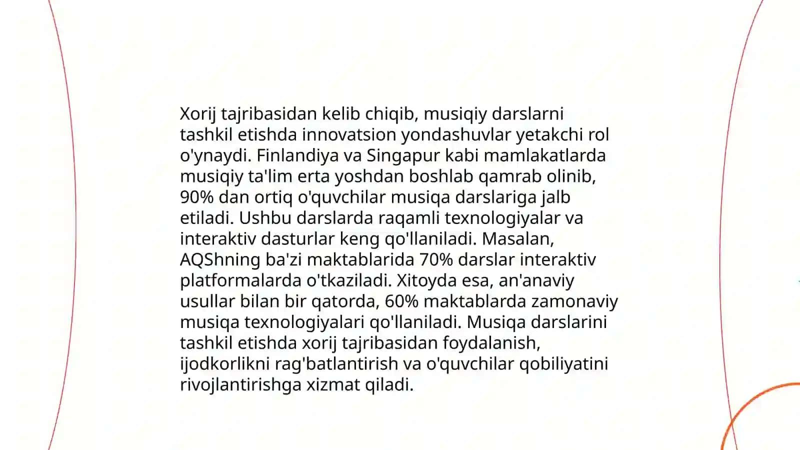 Xorijiy musiqiy ta'limda innovatsion metodlarni o'rganish 4