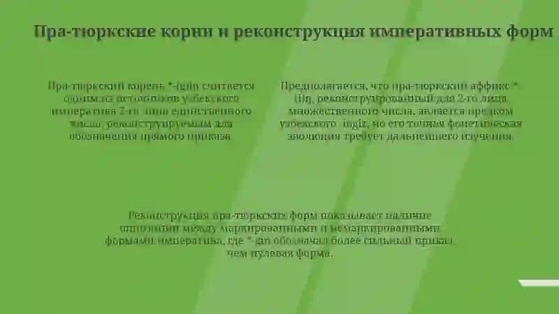 Императивные аффиксы в узбексом языке 4