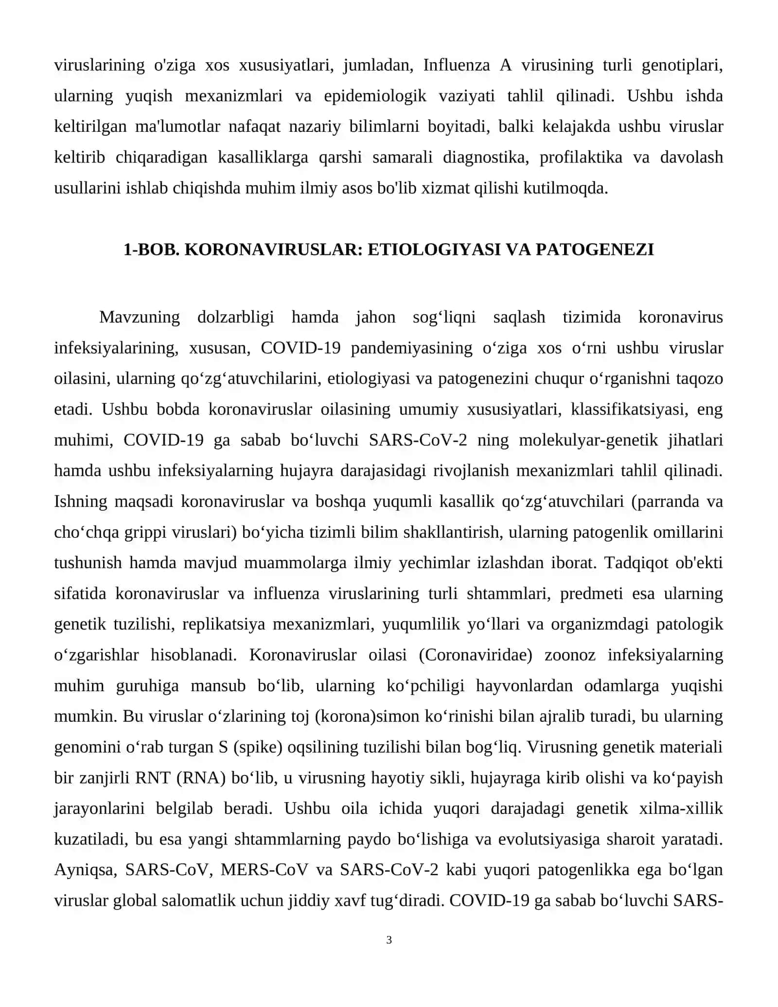 Koronaviruslar, parranda va cho‘chqa grippi qo‘zg‘atuvchilari va uning hozirgi kundagi muammolari. 4