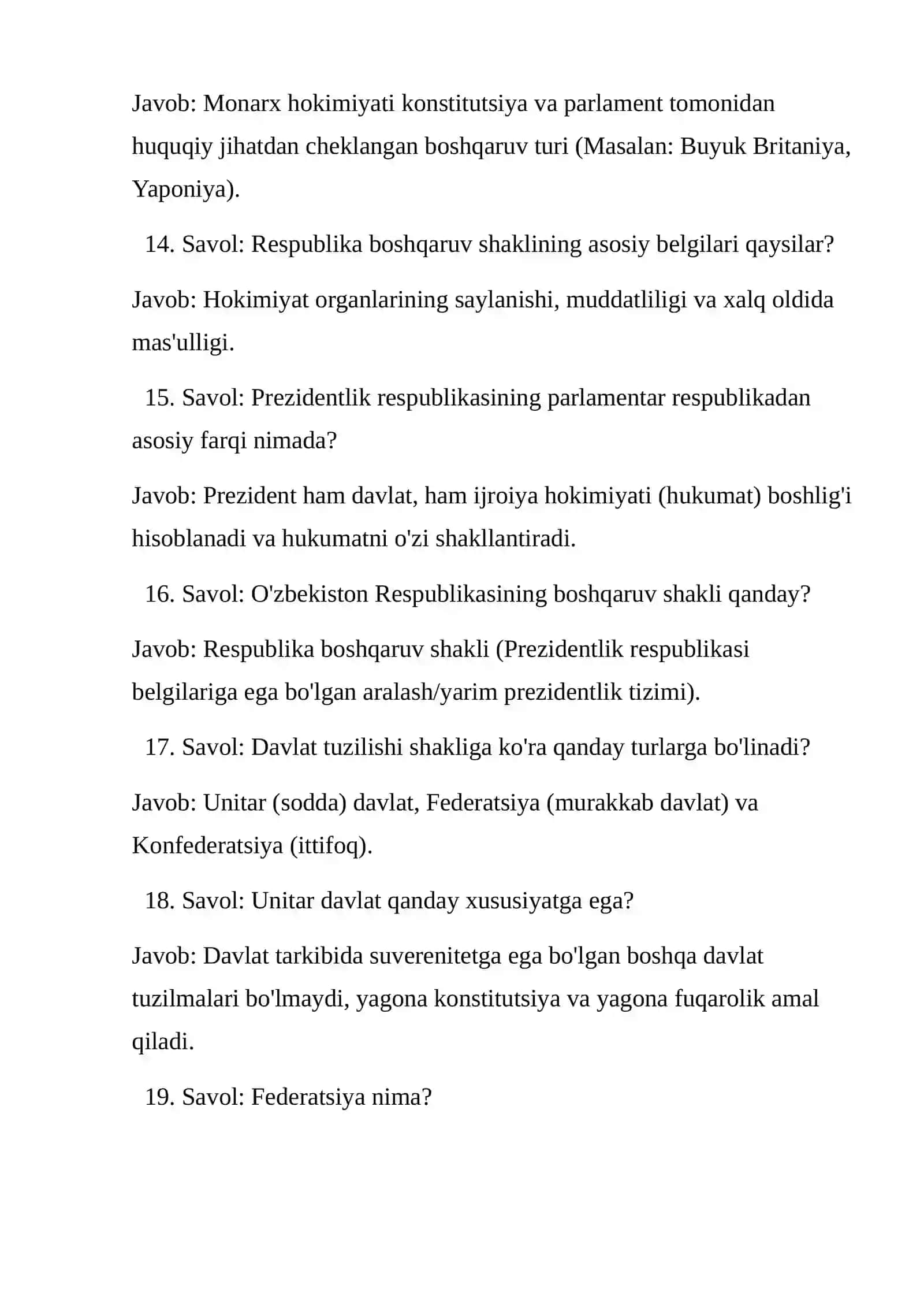 Mavzulashtirilgan To'liq Konspekt varianti (100–150 ta savol)Davlat nazariyasi va mohiyati Huquq normalari va manbalari Konstitutsiyaviy tuzum asoslari  Inson huquqlari va sud-huquq tizimi 4