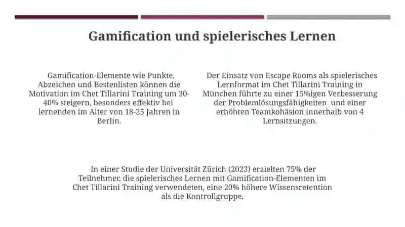 Kreative Methoden in der Chet Tillarini Ausbildung 4
