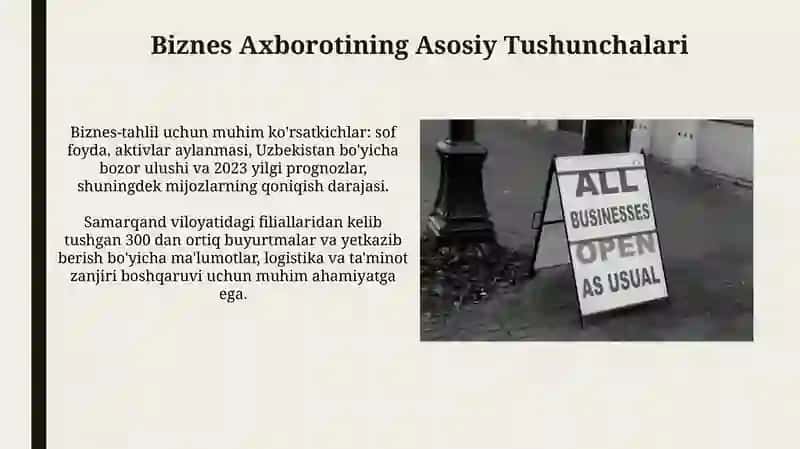 Biznesning axborot asoslari 4
