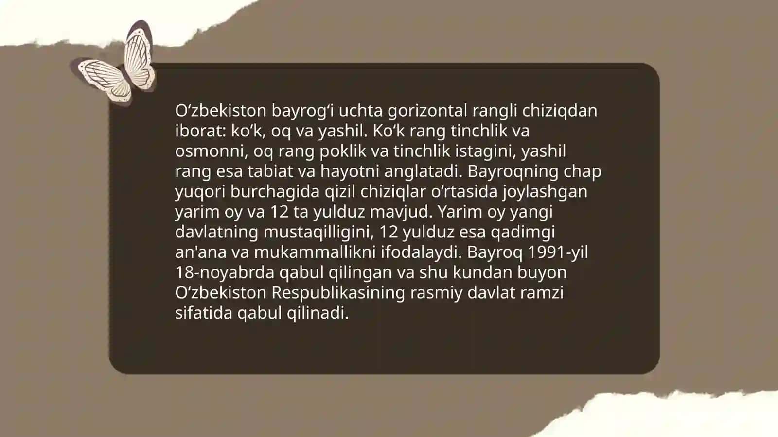 Oʻzbekiston bayrogʻi 4