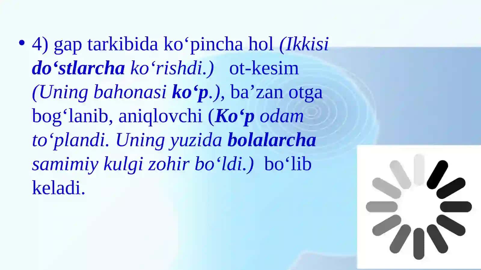 Ravish so‘z turkumi, uning leksik-grammatik xususiyatlari 4