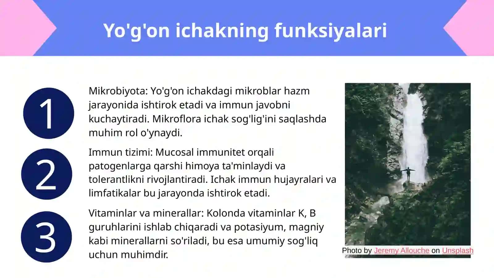 Yo'g'on ichak vazifalari. Kron kasalligi va oilaviy polipoz, yarali kolit rivojlanishining biokimyoviy asoslari 4