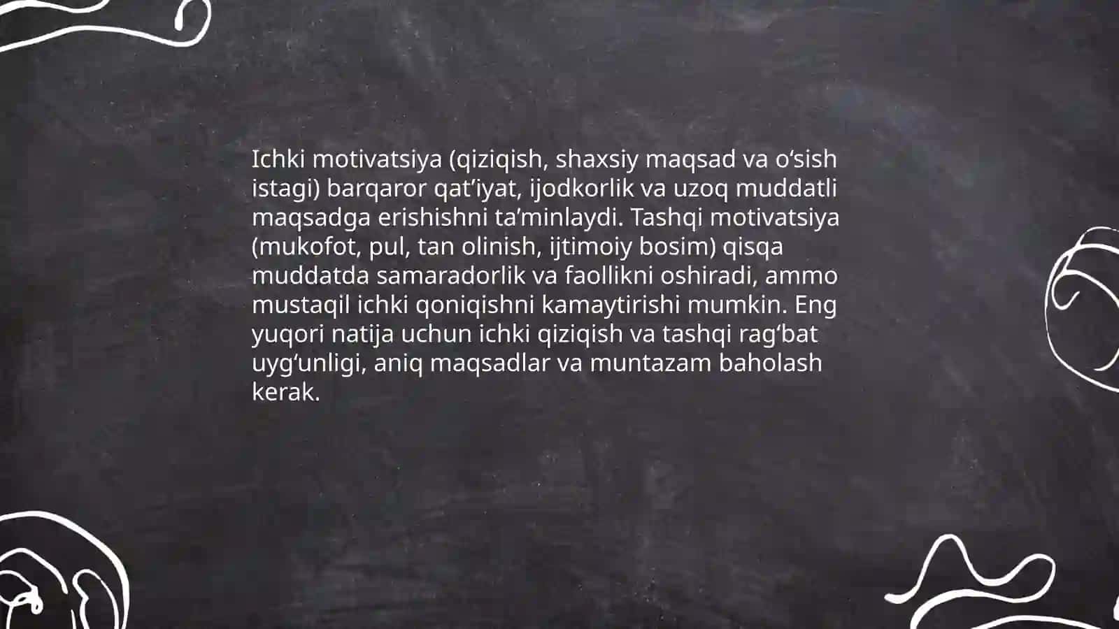 Motiv va Motivatsiya Tushunchalari 4