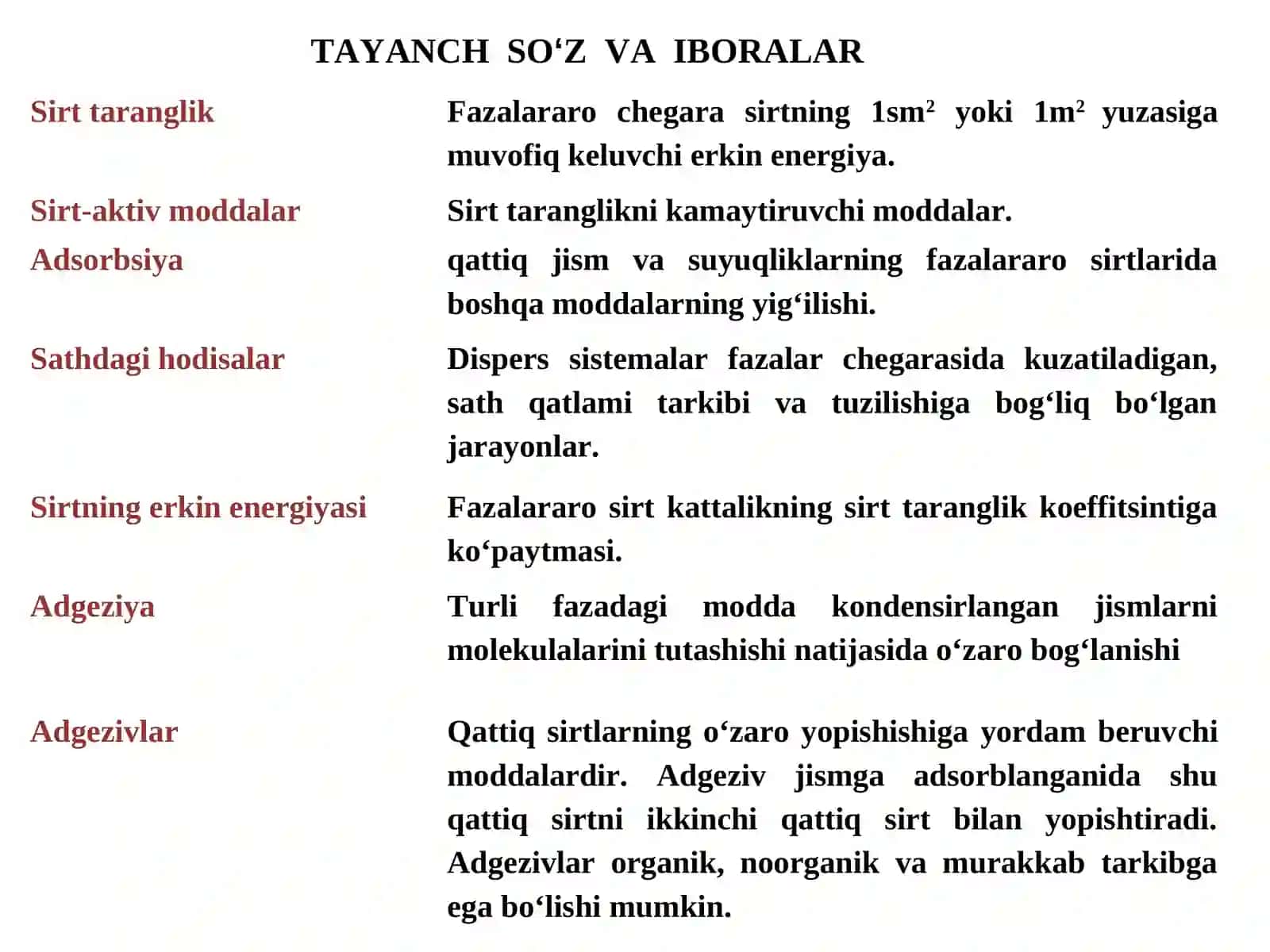 Kolloid kimyo– Dispers sistemalarning fizik kimyosi 4