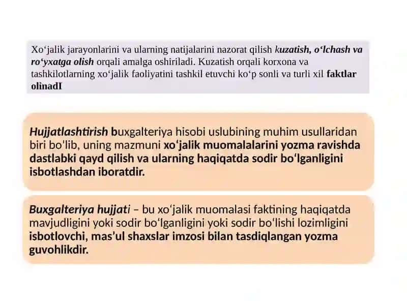 Hujjatlash tirish va inventarizatsiya 4