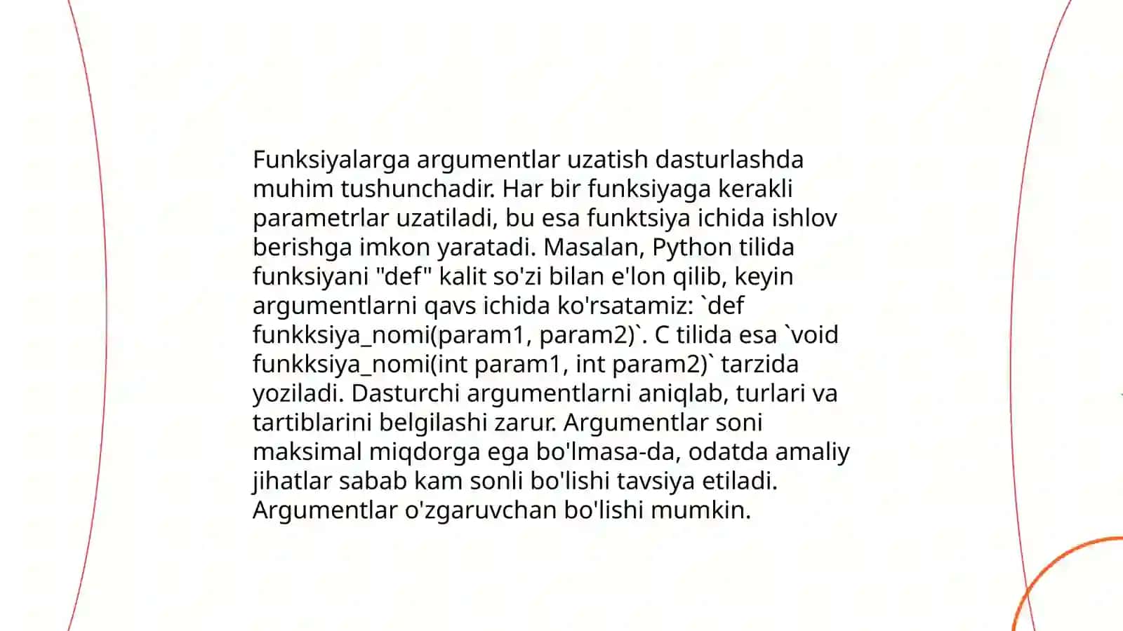 Python dasturlash tilida funksiyalar 4