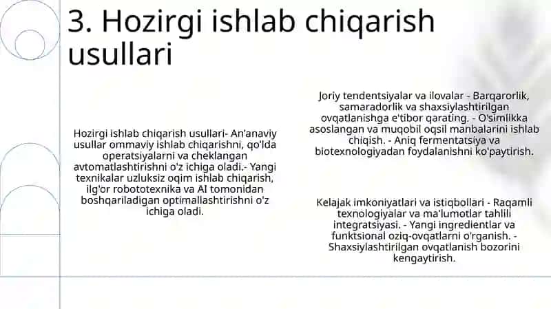 Suniy Oqsil Ozuqa Moddalaring Ishlab Chiqarilishi Va Kelgusidagi Imkoniyatlar 4
