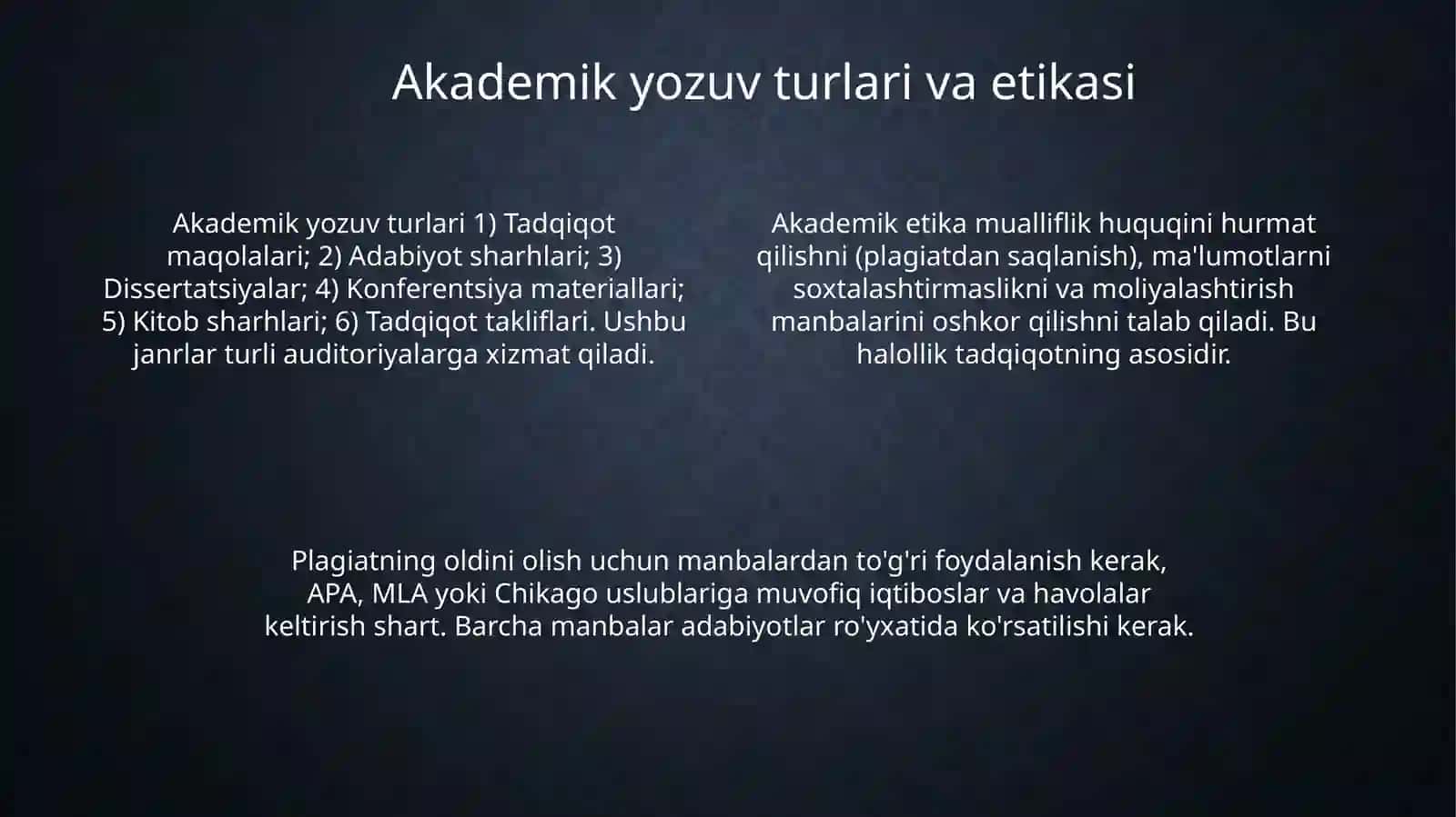 Akademik yozish 4