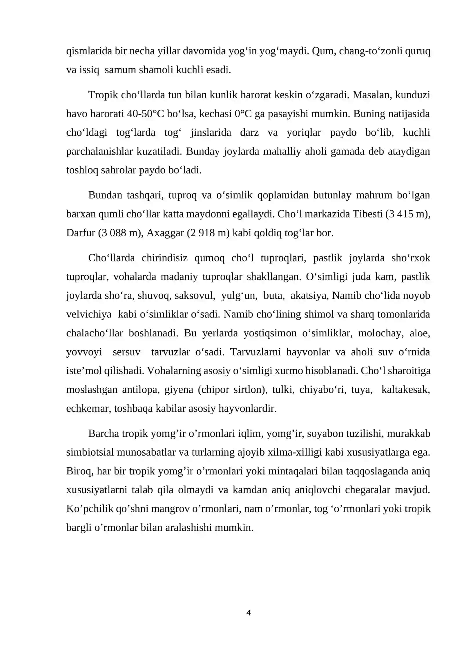 Tropikada tarqalgan oziq ovqat o'simliklari 4