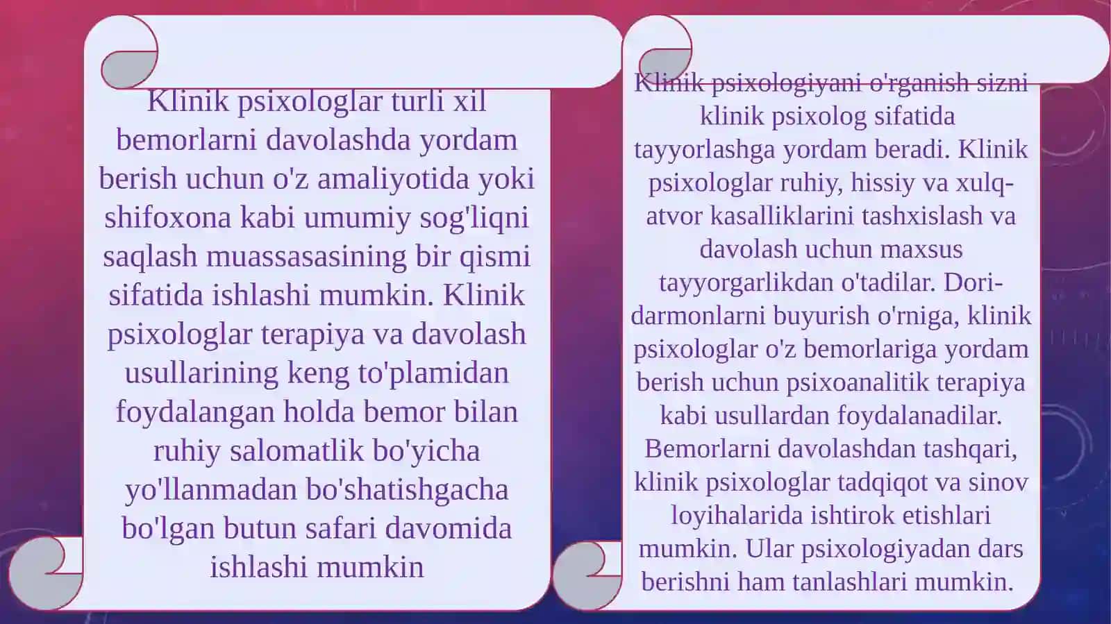 KLINIK PSIXOLOGIYA TA’LIM VA TARAQQIYOT 4