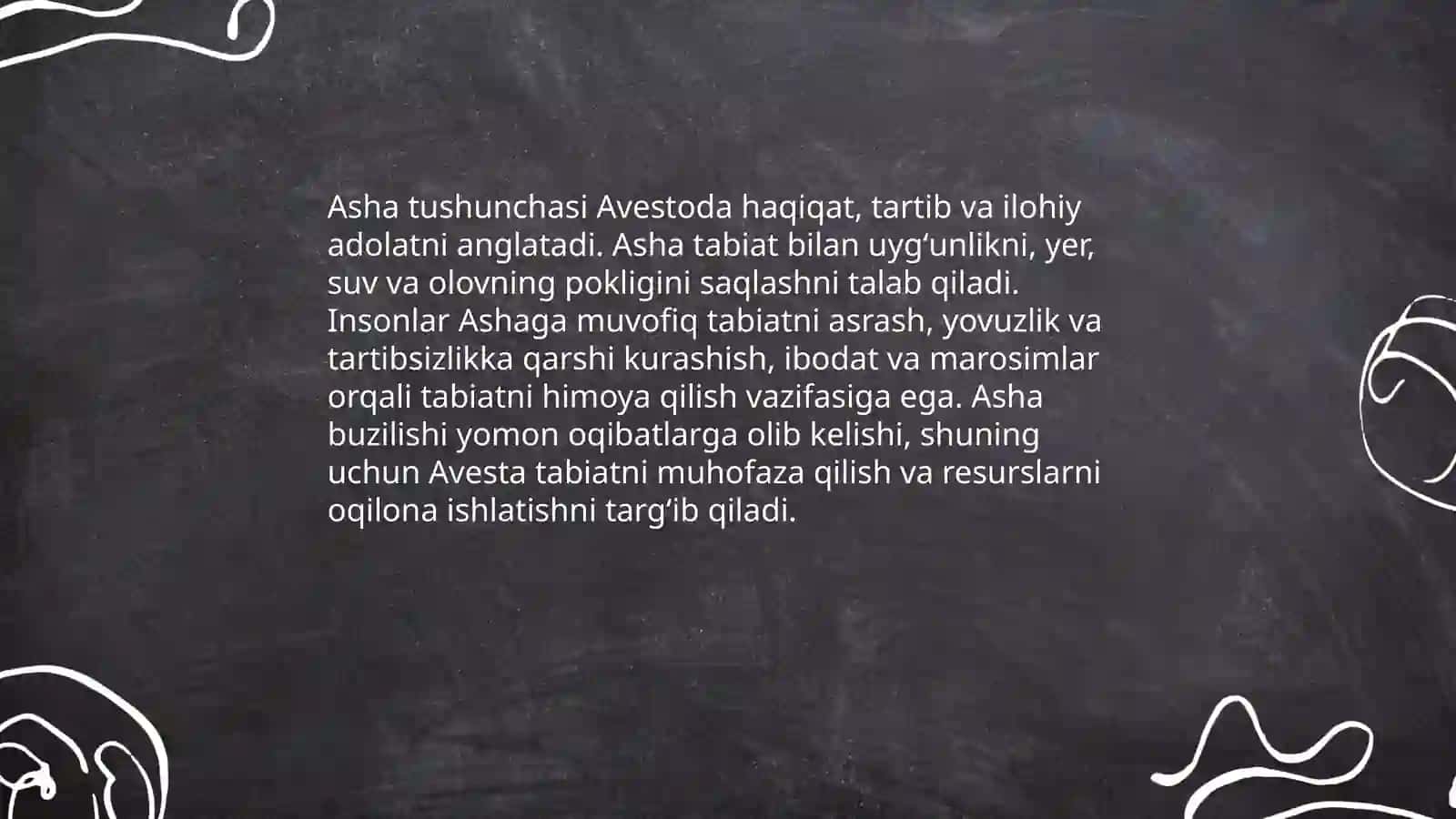 Avestoda tabiatni asrash haqida fikr va mulohazalar 4