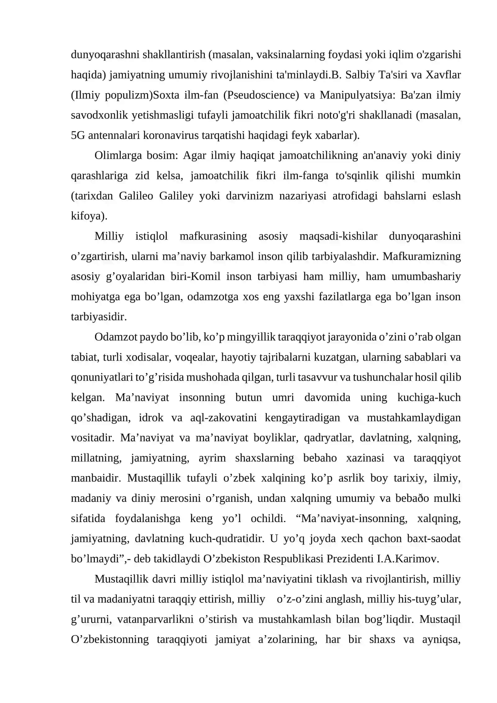 ZAMONAVIY JAMIYATDA VA ILMIY BILIMDA JAMOATCHILIK FIKRINING RO'LI AHAMIYATI. 4