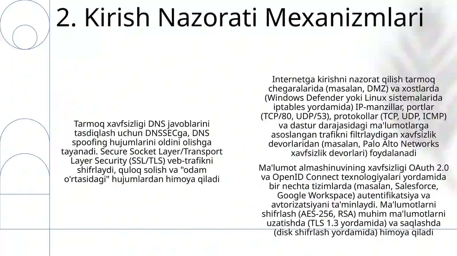 Internet orqali ma’lumotlar almashish va tarmoqda axborot xavfsizligini ta’minlash 4