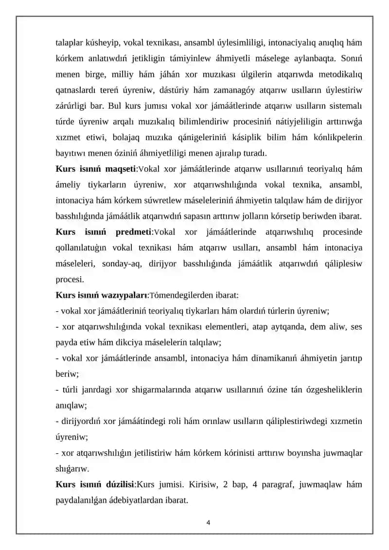 Vokal xor jamaatlerinde atqariwshiliq usillari 4