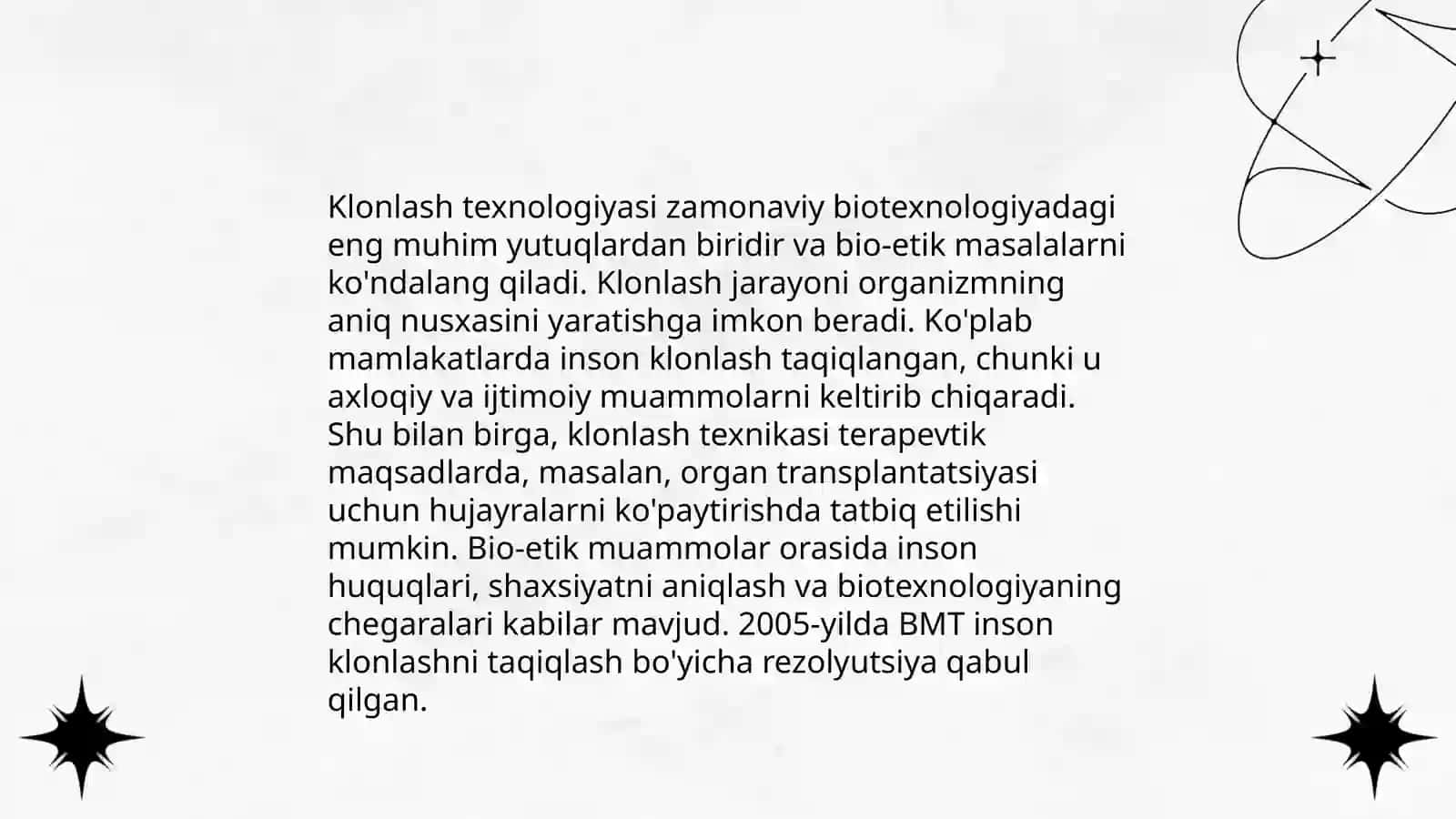Klonlash Texnologiyasi Haqida 4