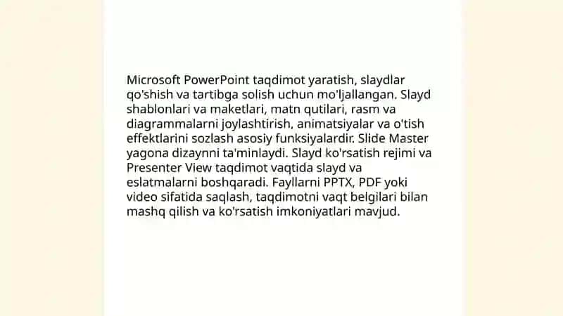 Taqdimot dasturlari 4
