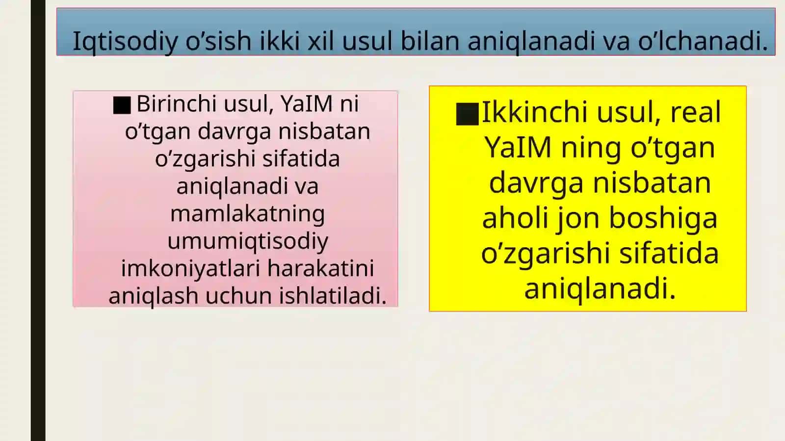 IQTISODIY O’SISH VA UNING MODELLARI 4