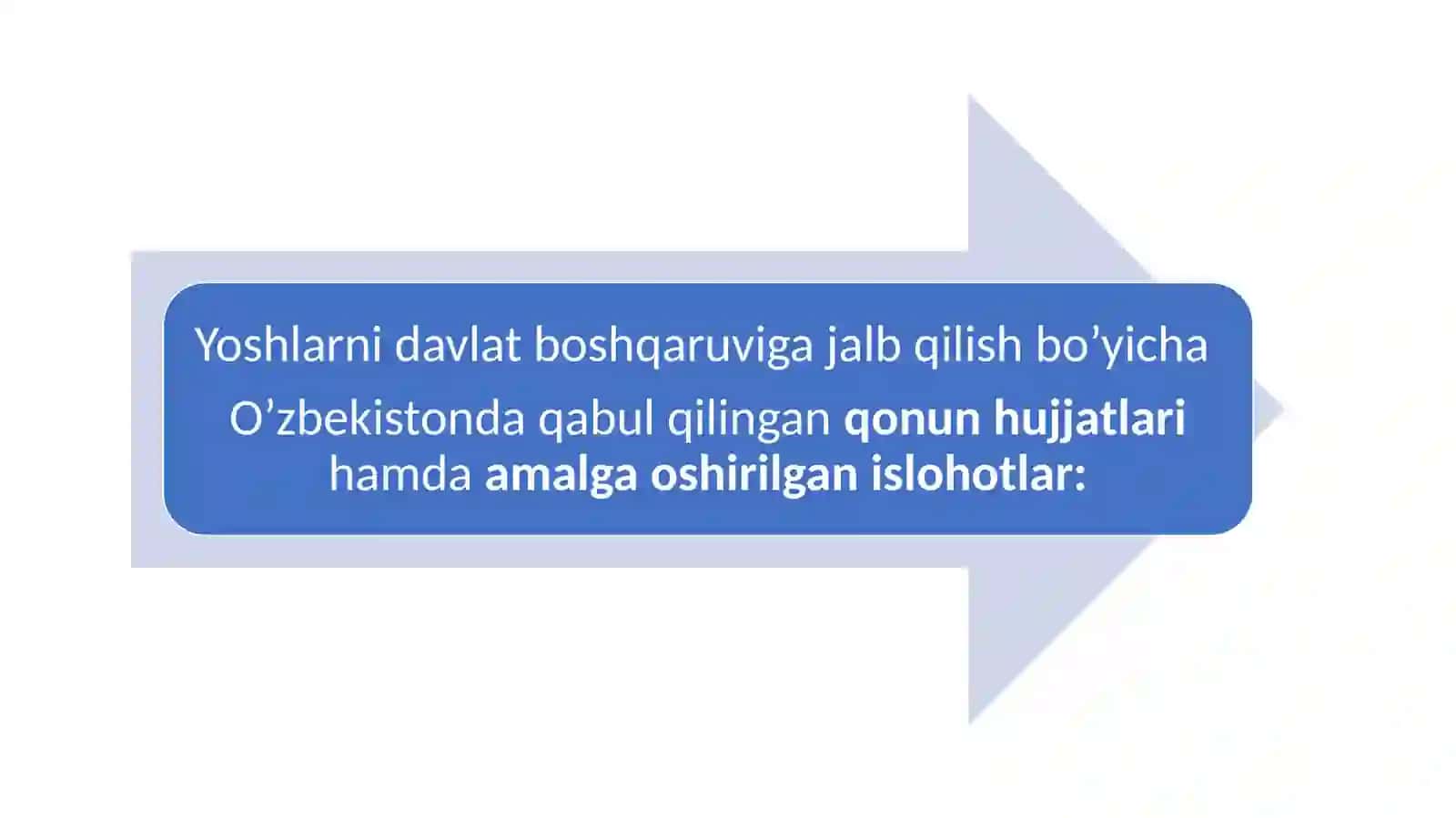 Yoshlarni davlat boshqaruviga jalb qilishning samarali mexanizmlari va zamonaviy yondashuvlari 4