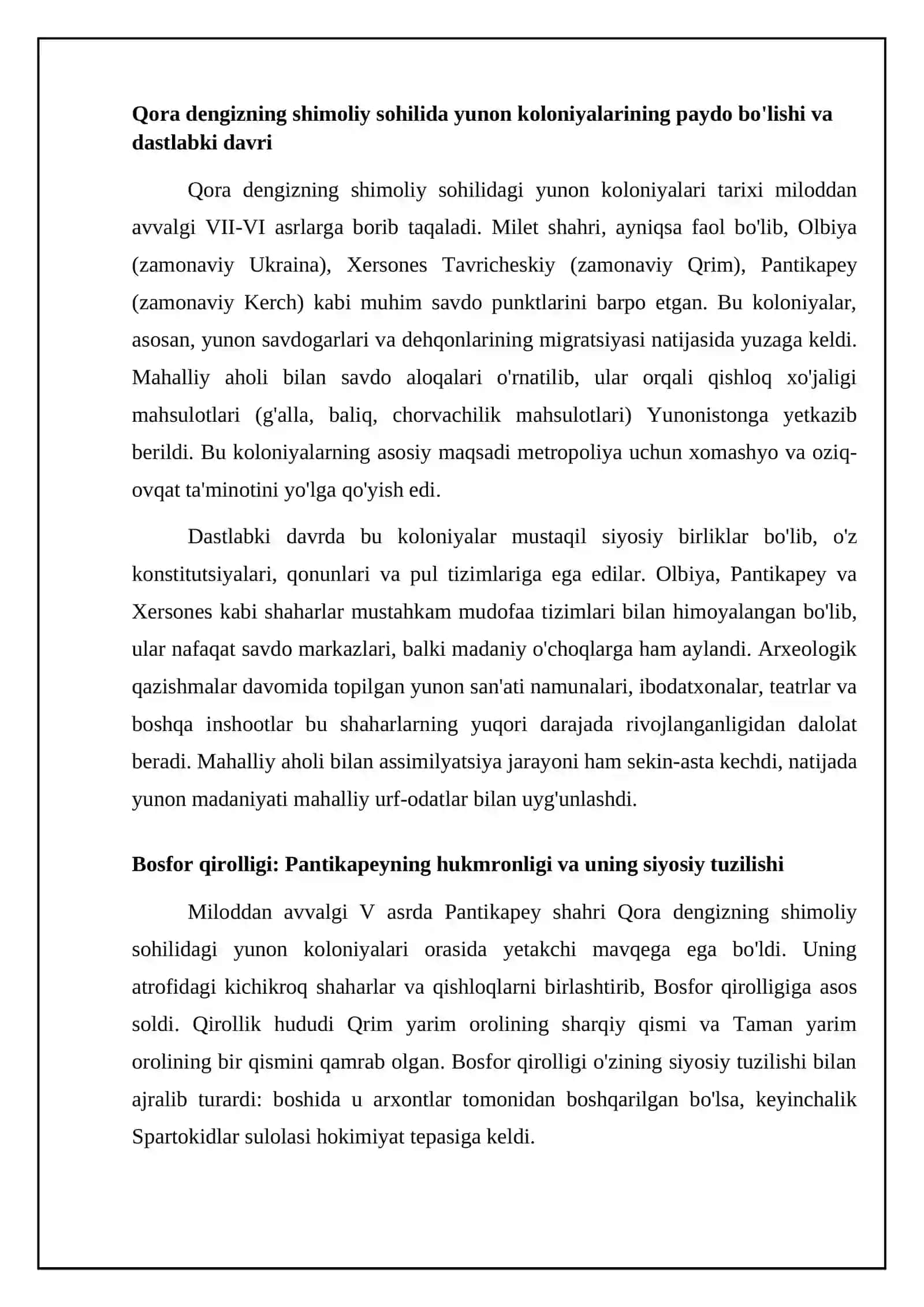 Shimoliy qora dengiz boʻyidagi grek shaharlari va davlatlari 4