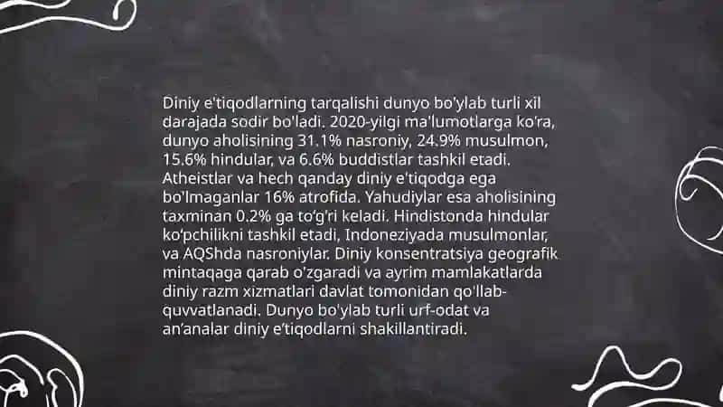 Diniy ta'limotni o'rganish tarixi 4