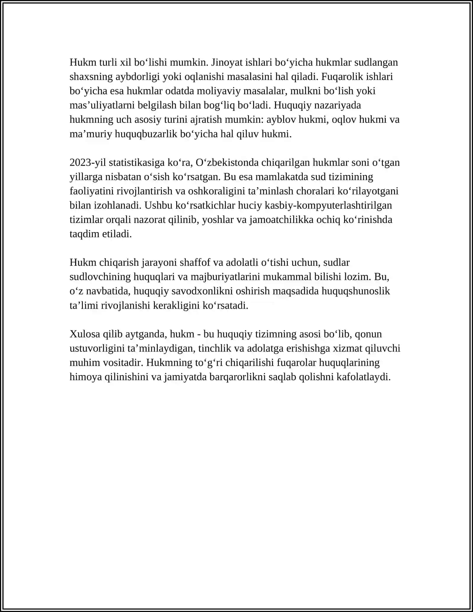 Hukmning Tarkibi va Hususiyatlari 4
