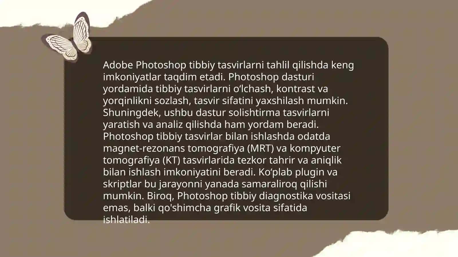 Tibbiyotda vizualizatsiya grafik muharrirlar va uning imkoniyatlari 4