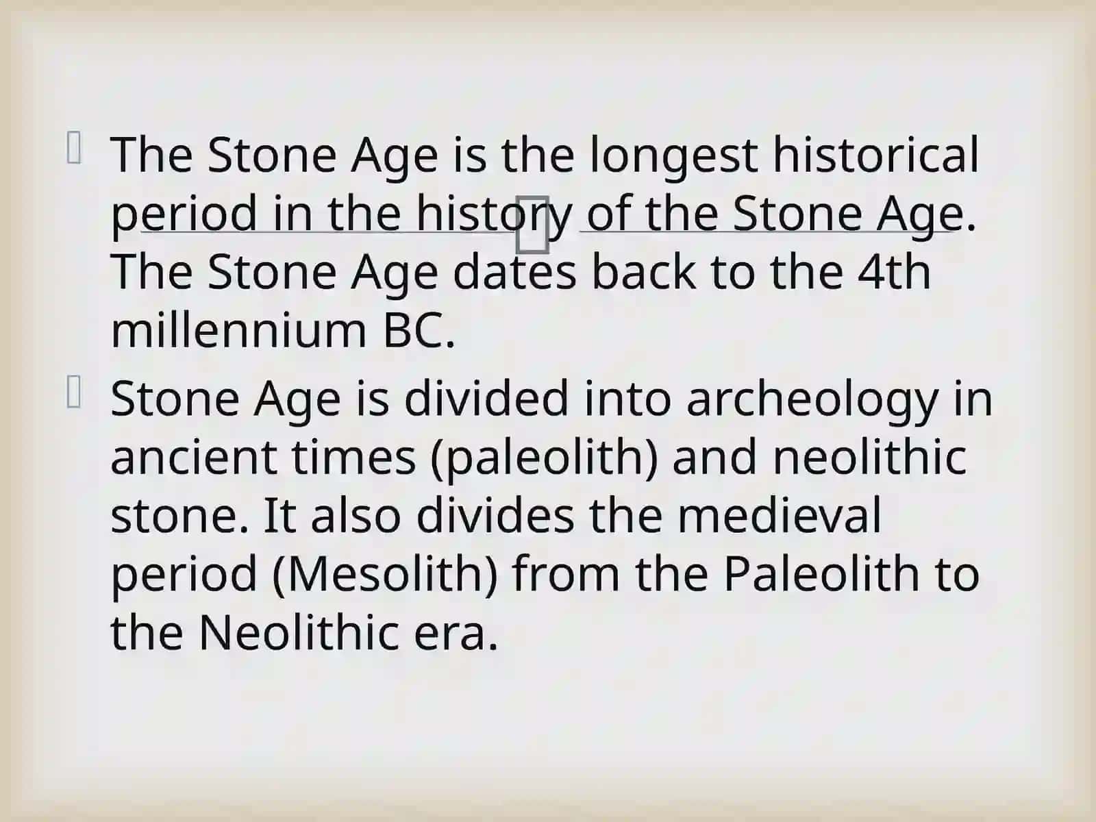 Periods of primitivesociety 4