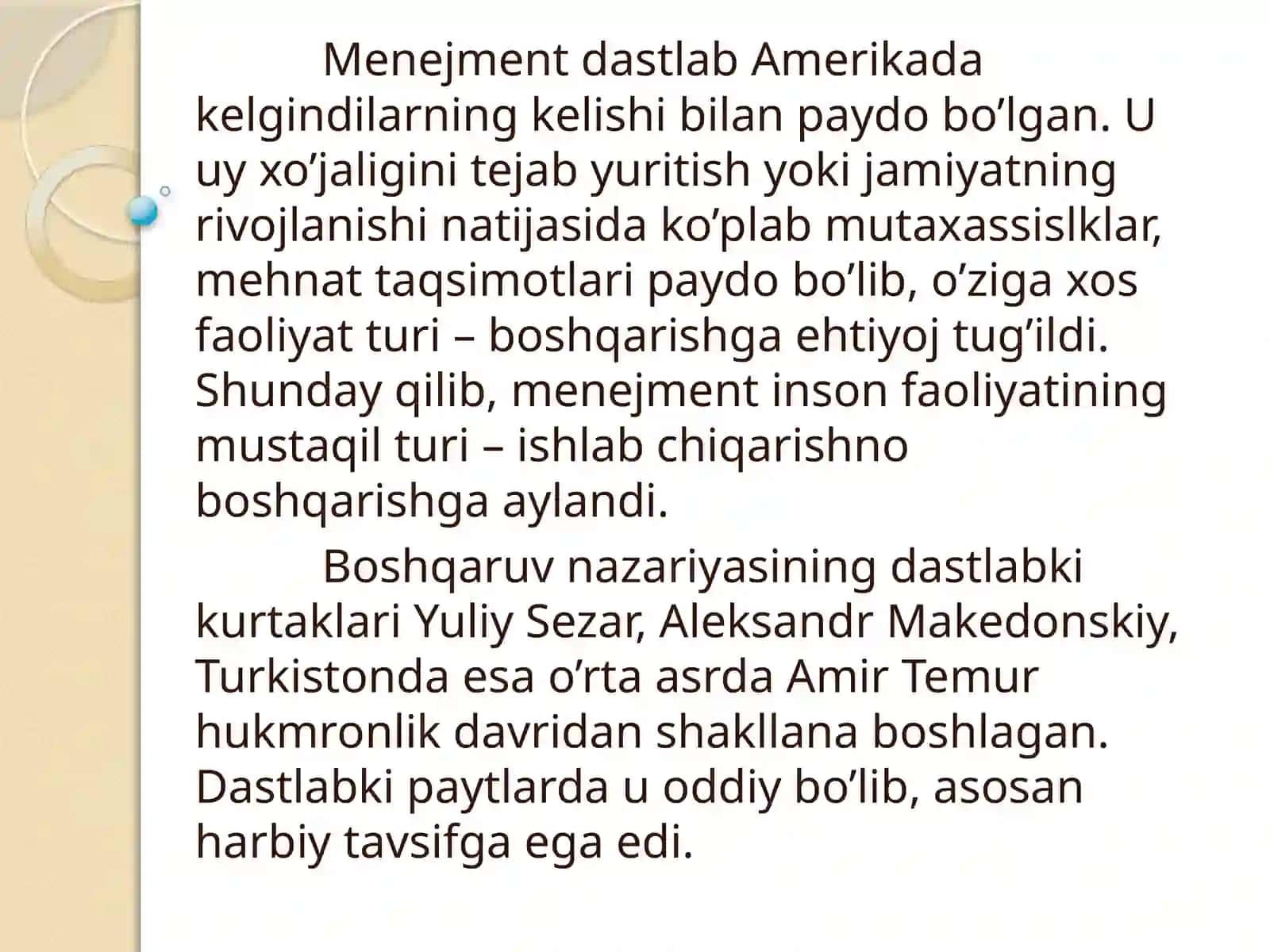 Menejment fanining predmeti, mazmuni va vazifalari 4