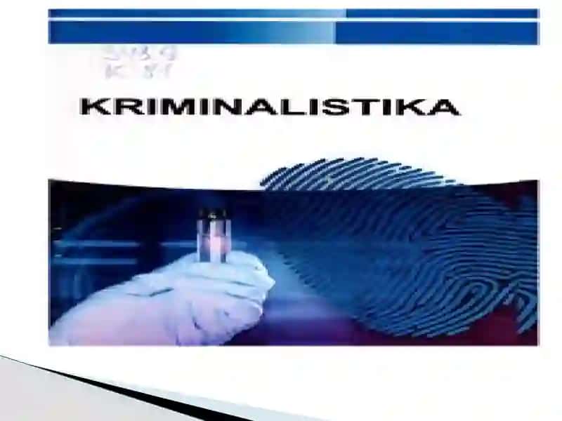 Kriminalistikada Kimyoni O'rni 4