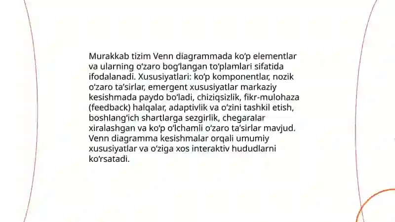 Oddiy va murakkab tizim Ven diagrammasi 4