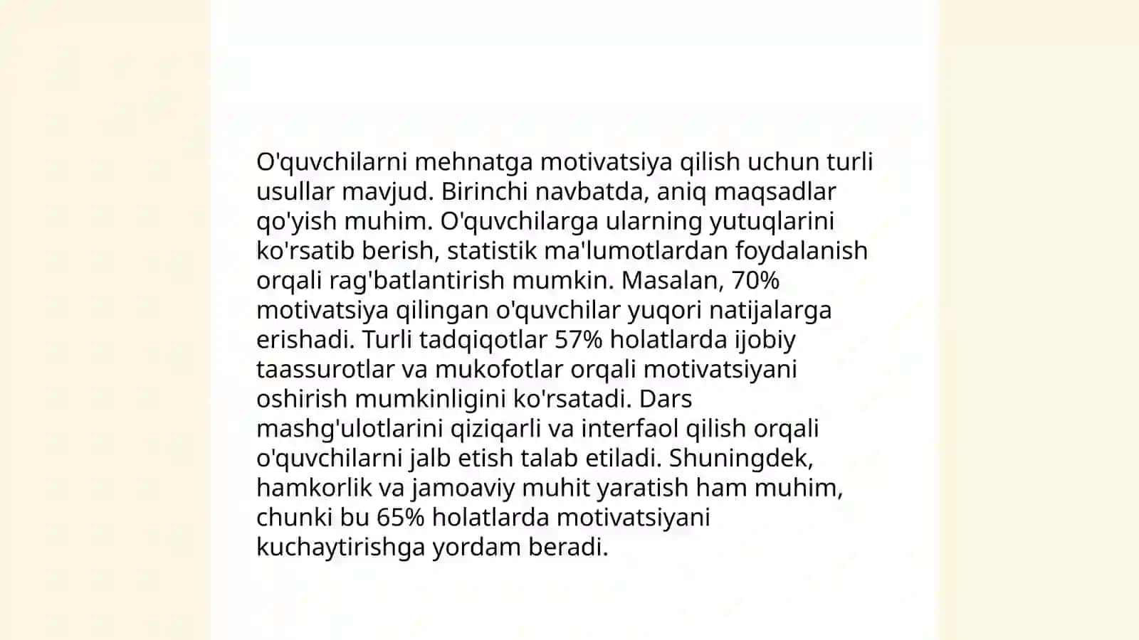 Mehnatga ruhiy tayyorlash 4