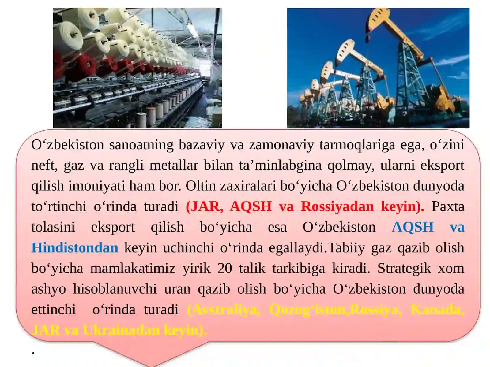 O‘zbekistonning mintaqadagi geosiyosiy va geoiqtisodiy o‘rni 4