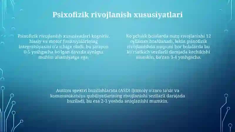 Psixofizik rivojlanishning alohida ehtiyojlari bo'lgan shaxslarning axborot ta'lim resurslari 4