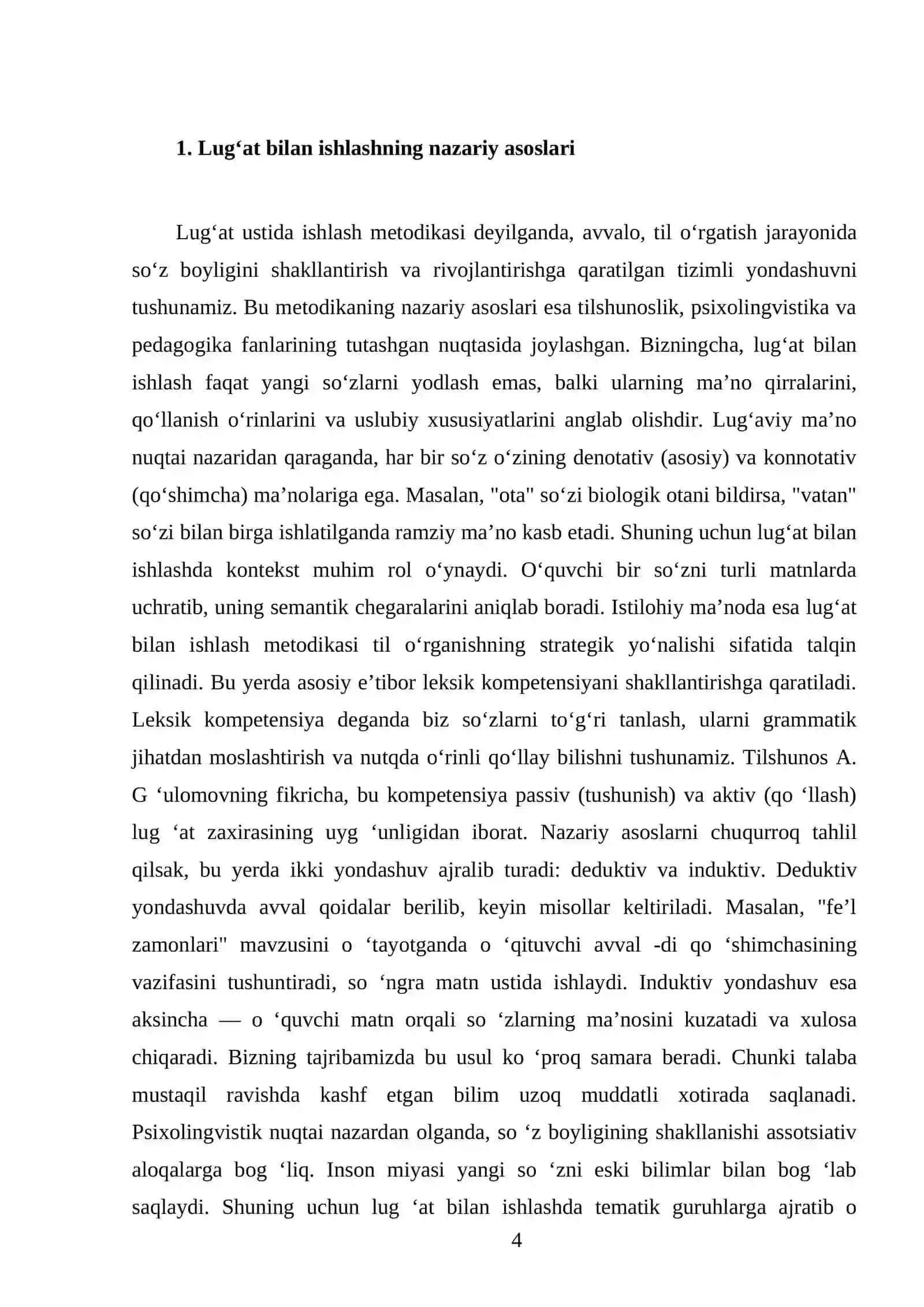 Lug’at ustida ishlash metodikasi 4