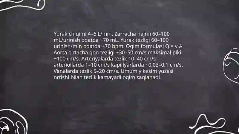 Qon aylanish sistemasining fizik asoslari 4