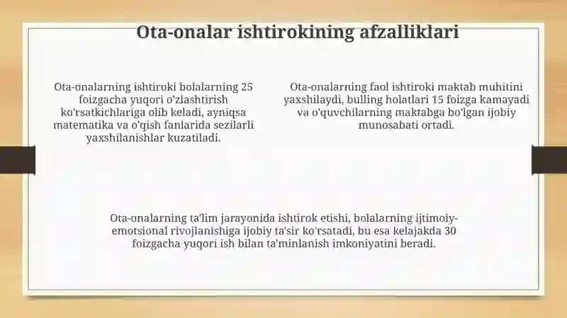 MTTning ota-onalar bilan olgan aloqa 4