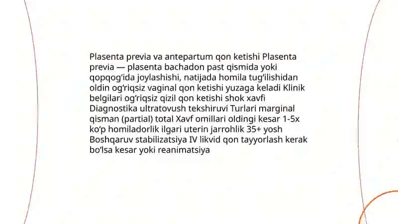 Akusherlikda qon ketishi 4